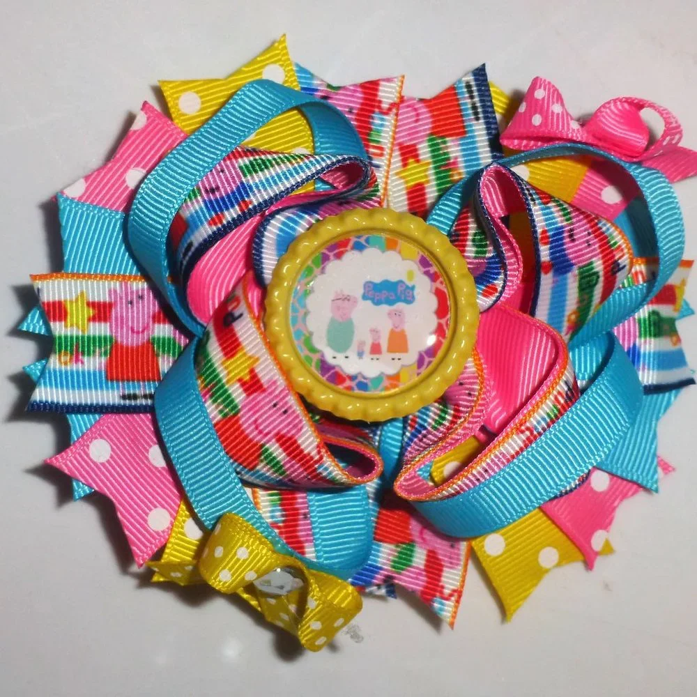 Peppa Pig Girls 5-Inch Hair Bow Clip